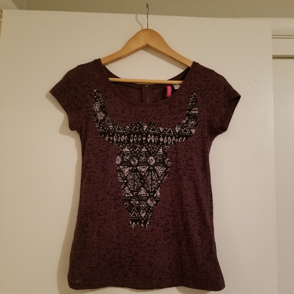 🐃DIVIDED by H&M Bull Skull Shirt🐃